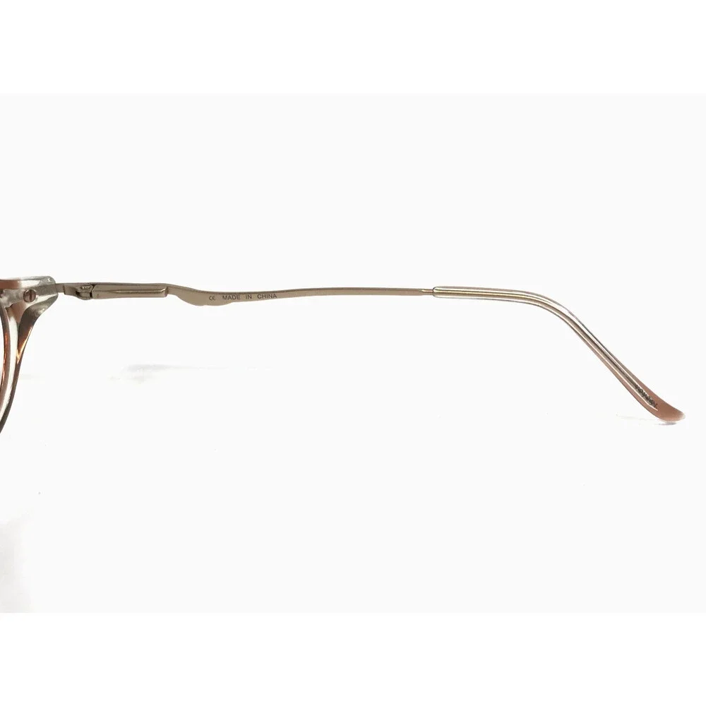 Voyant Eyeglasses Frames NEVA 5061 301 Clear Brown Gradient Matte Gold 50-17-128